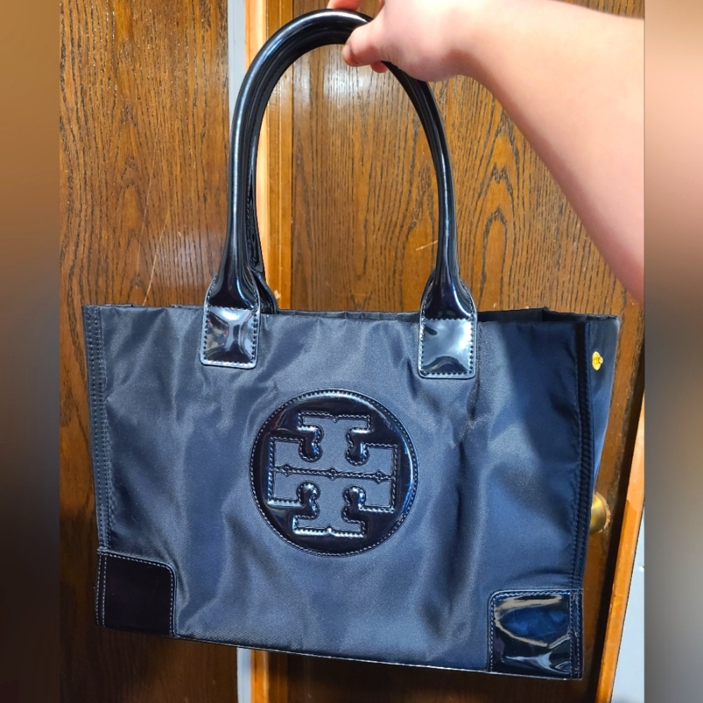 Tory Burch Small Black Tote Bag